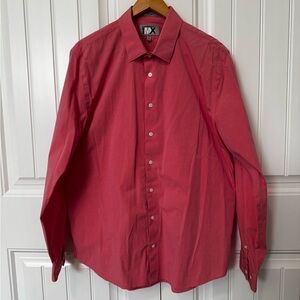 Express Men's Casual Coral Button Down Shirt